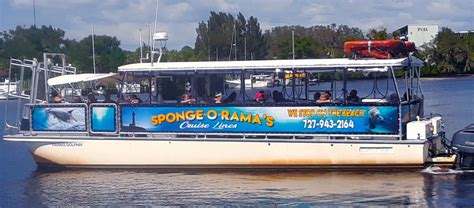 Tarpon springs dolphin cruise photos - Book Online Book Online - We Sell Out Often! Call for Information Ticket office hours: 7am-10pm (727) 943-2164 or (727) 365-8793 or (727) 312-6311 512 Dodecanese Blvd. Tarpon Springs, FL 34689 (Located Behind Yianni's Greek Cuisine) 